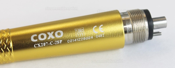 YUSENDENT® CX207C1-SP Turbina odontoiatrico colorato Push Buttom(Testa Standard)